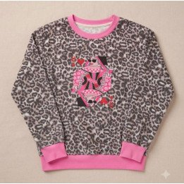 Buzo Animal Print Leopardo y Reina de Corazones | Comprar Online