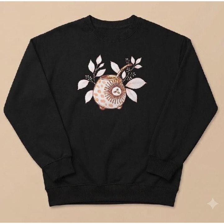 Buzo Mate Mujer Oversize Negro