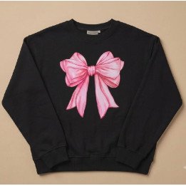 Buzo Premium Moño Mujer Oversize Negro