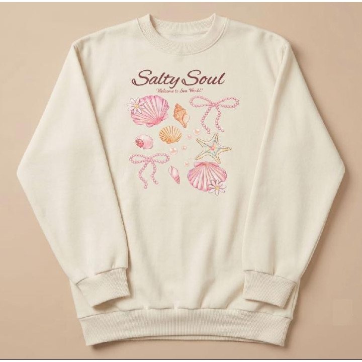 Buzo Premium Salty Soul Mujer Oversize Natural