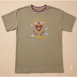 Remera Estampa Sagrado Corazón Alma Respire