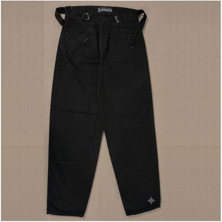 Pantalón Baggy Negro Utilitario | Ropa Urbana con Cinturón