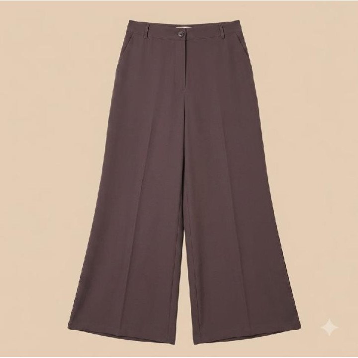 Pantalón Pollera Sastrero Marrón Chocolate | Diseño Híbrido Velo