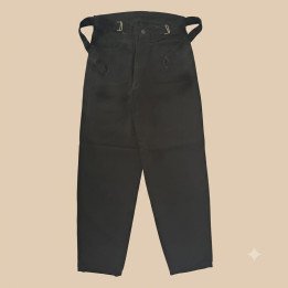 Pantalón Baggy Balloon Negro con Hebillas | Tienda Streetwear