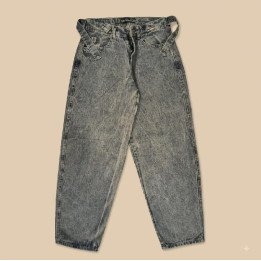 Jean Baggy Balloon Acid Wash con Cinto | Ropa Streetwear