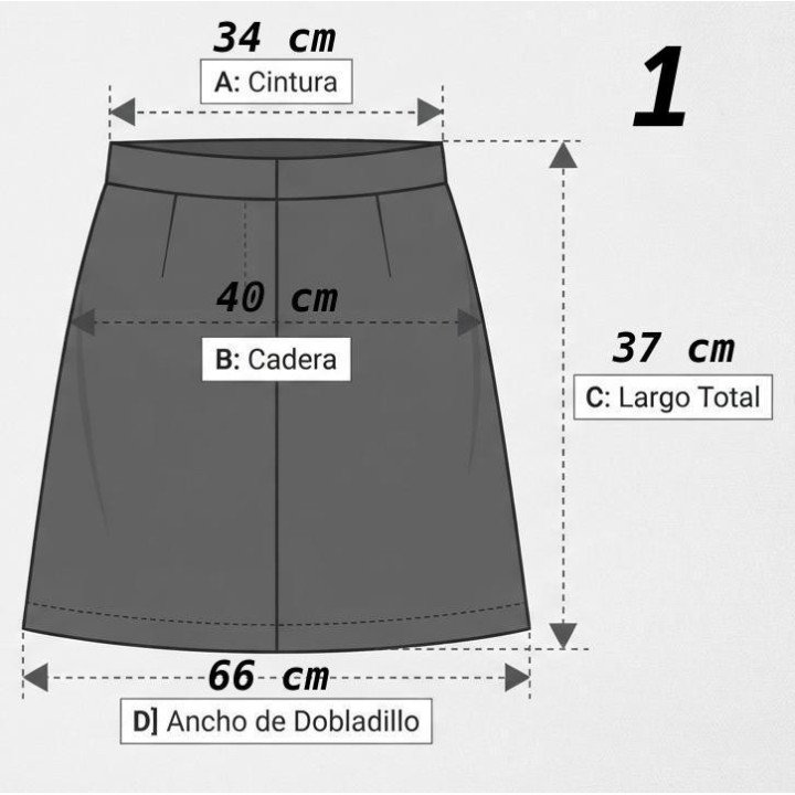 Minipollera de Ecocuero con Volados y Ojales | Ropa Streetwear