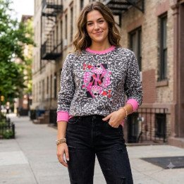 Buzo Animal Print Leopardo y Reina de Corazones | Comprar Online