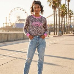 Buzo Animal Print Leopardo estampa Los Angeles | Comprar Online