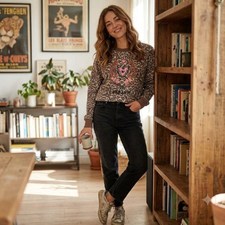 Buzo Animal Print Leopardo estampa Wild Livin | Comprar Online